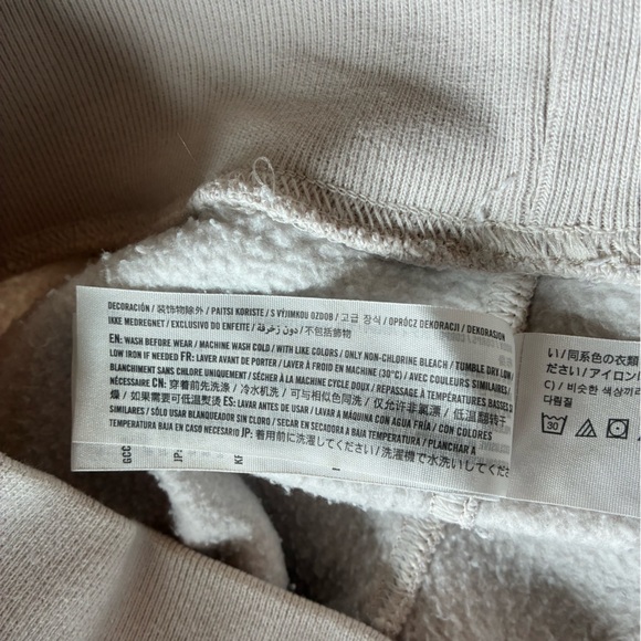 Abercrombie Quarter-Zip Pullover in Cream- Size M - Picture 5 of 6